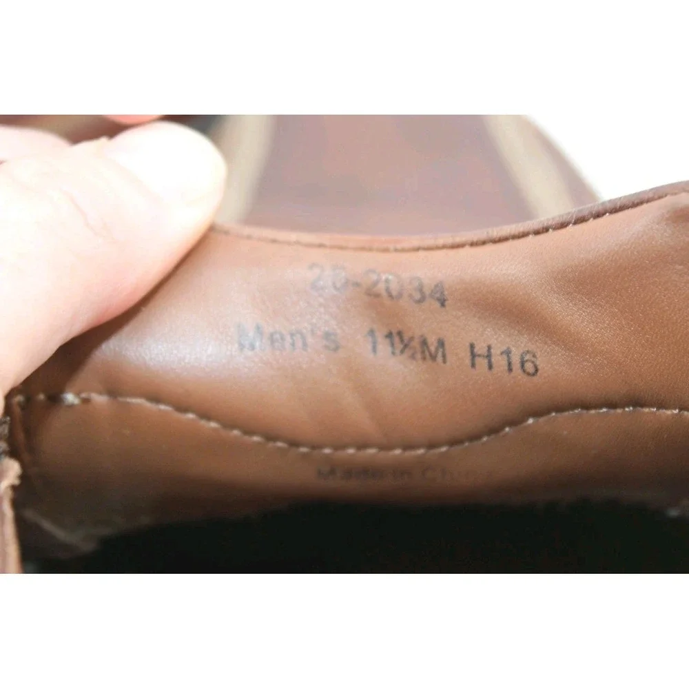 Johnston & Murphy XC4 System Waterproof Sheep Skin Brown Leather Shoes 11.5